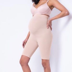 Seraphine Maternity Shapewear Nude Hug-a-Bump Maternity Shorts